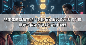 玩家集體敲碗真相：武財神娛樂城會出金嗎？資深老司機帶你拆解不出金套路